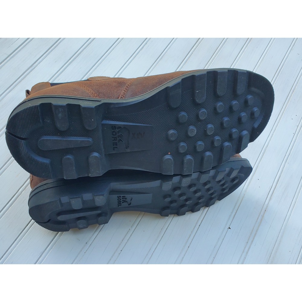 Sorel Caribou Chelsea Waterproof Brown Leather Mens Boots NM4900-256 Size 11 - Picture 5 of 8
